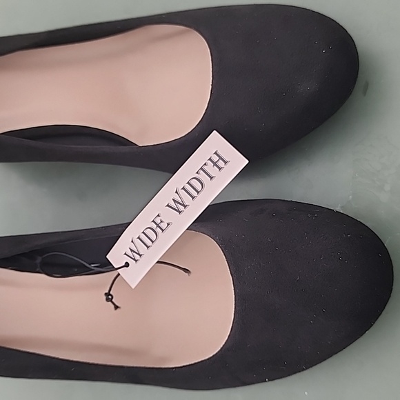 Seychelles Gertrude Heels Women's 8.5 Black Suede Leather Wedge Slip On NWOT - Picture 9 of 9